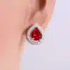 Cubic Zirconia Earrings  3510045E - Image 2