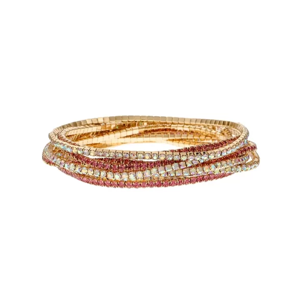 Rhinestone Stretch Bracelet  7030003S