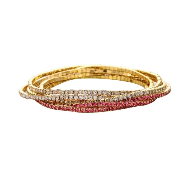 Rhinestone Stretch Bracelet  LB0276I